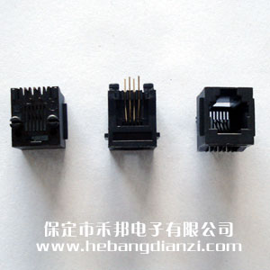 RJ11座 4P立式(shì)